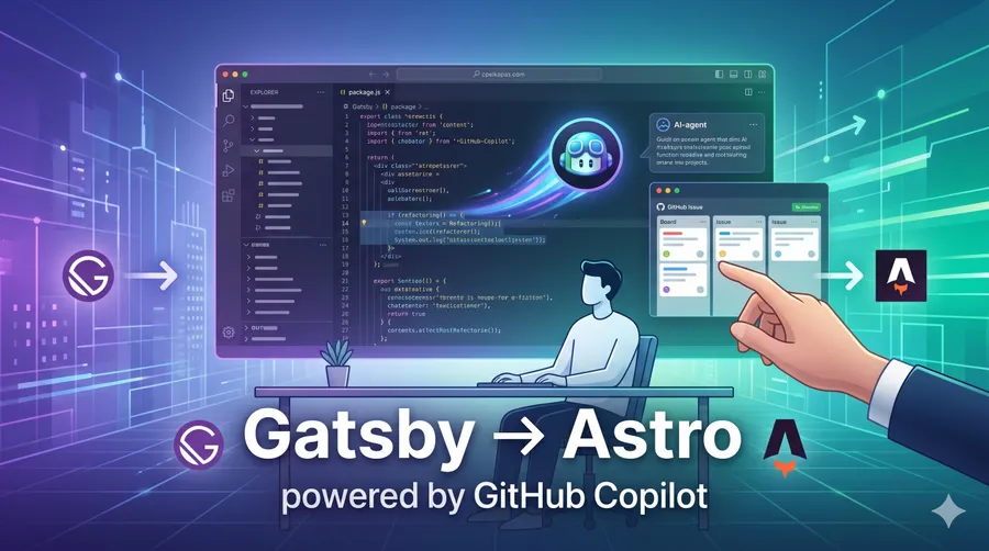 Gatsby から Astro へ移行しました — GitHub Copilot Agent を活用した事例