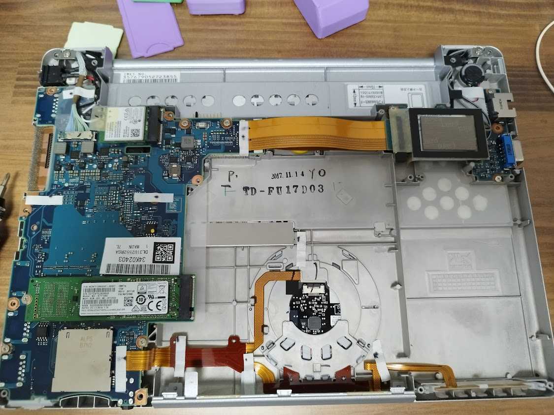 Let's Note(CF-SZ5)のメインボード交換